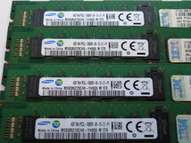  メモリ サーバーパソコン用 低電圧 1.35V Samsung PC3L-10600R(DDR3L-1333R) ECC Registered 4GBx4枚 合計16GB 起動確認済みです②_画像2