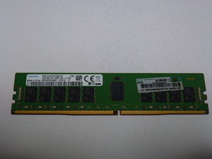 メモリ サーバーパソコン用 1.20V Samsung PC4-19200T(DDR4-2400T)ECC Registered 16GB M393A2K40CB1-CRC4Q 起動確認済です