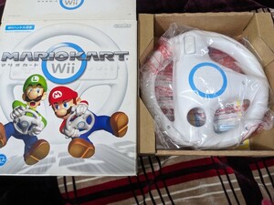  unused Mario Cart Wii steering wheel box instructions soft lack of 