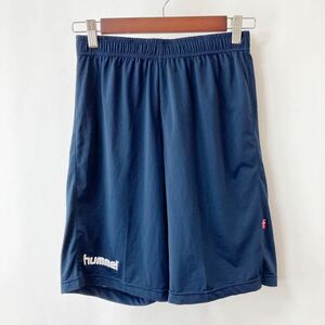 hummel ヒュンメル メンズ ハーフパンツ ショートパンツ スポーツウェア ネイビー Mサイズ ポリエステル製 ジャージ サッカーパンツ