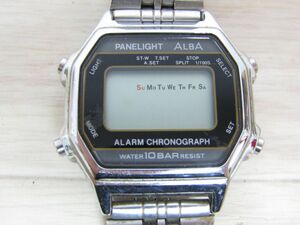 セイコーアルバ　メンズ腕時計　SEIKO ALBA デジタルウォッチ Y735-4A00 レトロ　現状　K0489