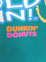 90s ダンキンドーナツ ★ フルーツボディー シングルステッチ Tシャツ ★ DUNKIN' DONUTS USA ヴィンテージ 古着 レディース 企業ロゴ_画像7