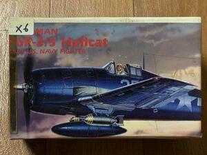 07038 複数封入品 1/72 Academy 2121 Grumman F6F-3/5 Hellcat アカデミー グラマン F6F-3/5 ヘルキャット x6 未組立 SUNNY