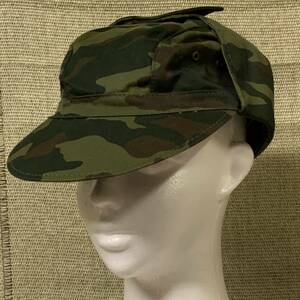 未使用新品 ロシア軍 フローラ迷彩 戦闘帽 a2 58cm 05年製 VSR-98 チェチェン オセチア 5日間戦争 ロシア連邦軍 キャップ 帽子