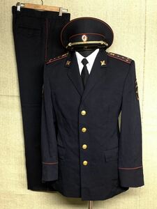 珍品 ロシア内務省 MVD 警察 ポリツィア 大尉 制服セット 48-4/57 ロシア警察 民警 法執行機関 LE