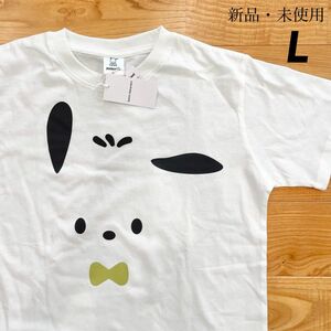 希少【L】ポチャッコ　なりきり 半袖Tシャツ　レディース●綿100% サンリオ　Sanrio コスプレ　サンリオピューロランド