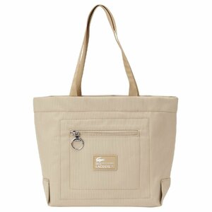 ラコステ トートバッグ LACOSTE NF4197 L37 ネオデイ ミニ ショルダーバッグ ベージュ レディース メンズ ユニセックス ワニロゴ