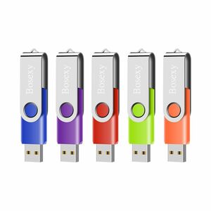 【大特価】USBメモリー 64ギガ 5個セット Bosexy USB メモリースティック 64GB フラッシュメモリ 回転式