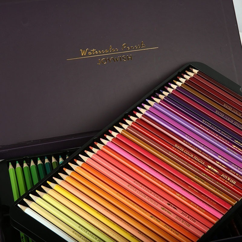 色鉛筆 72色セットプロフェッショナル水彩鉛筆 オイル色鉛筆 絵画