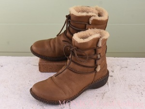 MK356◆レディース【UGGオーストラリア】ショートブーツ 茶 ブラウン 23.5cmくらい