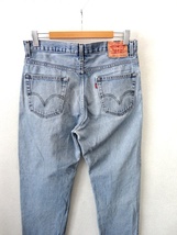 00's ヴィンテージ/LEVI'S:リーバイス/550-4891/RELAXED FIT/550 ワイド フィット バギー デニム/W34/インディゴ_画像8