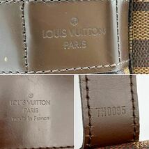 1円 ■美品■ LOUIS VUITTON ルイヴィトン ブロードウェイ ダミエ 2way ショルダーバッグ メッセンジャー N42270 メンズ ビジネス_画像9