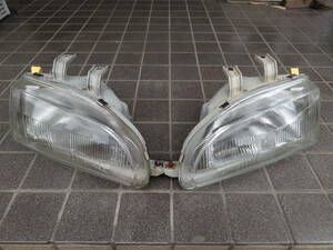 英国ホンダ純正 UK仕様 honda Genuine Parts ガラスヘッドライト EG6/EJ1/EG9/EG4 シビック スタンレー civic glass headlamp light (D)