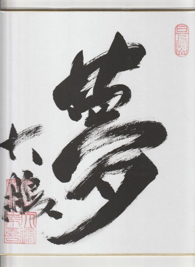 Taiho Autogramm farbiges Papier Sumo Yokozuna, Sport, Freizeit, Durch Sport, Sumo