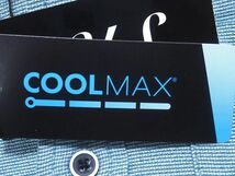 新品▼ メンズビギ UNION STATION by MEN'S BIGI▼ COOLMAX 袖裏チェック リネンMIX 7分袖 BD ストレッチ パナマシャツ (M)GRN_画像9