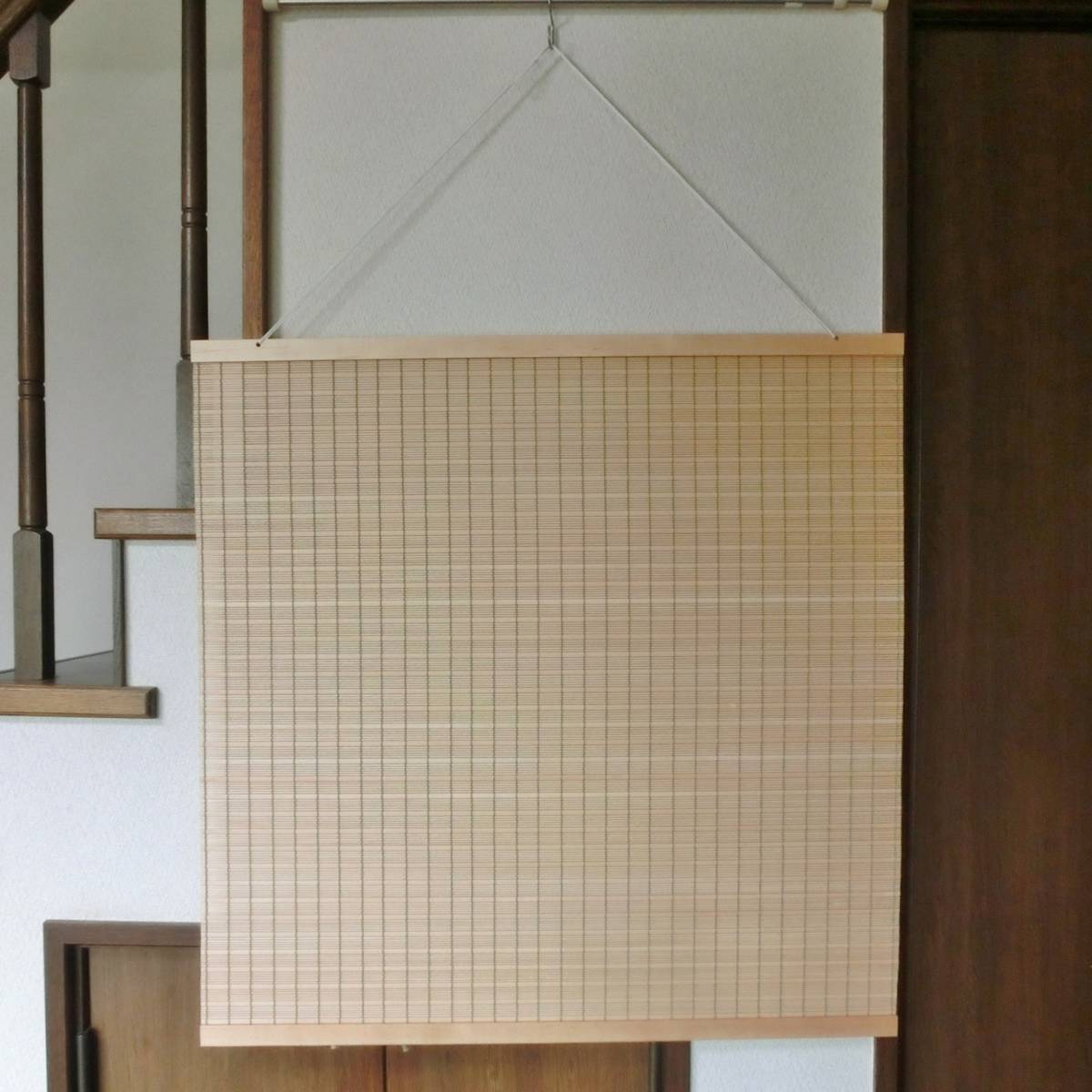 نسيج خشبي جديد غير مستخدم نسيج خشبي أنيق على الطراز الياباني 24 عرض 80 سنتيمتر طول 80.5 سنتيمتر, العناصر اليدوية, الداخلية, بضائع متنوعة, لوحة, نسيج