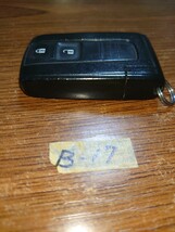 B-17 ダイハツ 純正スマートキー　007YUUL0242 A刻印 黒色シール　2ボタン　タント・ムーブ ミラココア コンテ185SL/350S/L375S/L275 　_画像3