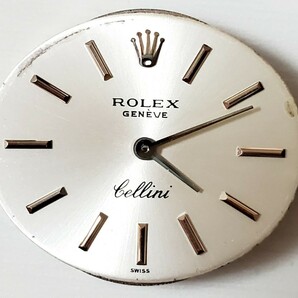 ROLEX ロレックス Cellini チェリーニ 19石 1600 ムーヴメントリューズ文字盤セットの画像1