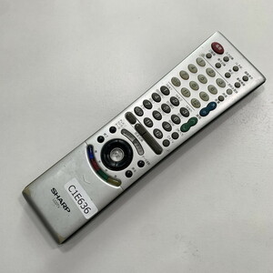 C1E636 【送料１８５円】 TV リモコン / シャープ SHARP GA171WJSA 動作確認済み★即発送★ テレビ