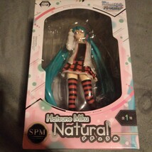 初音ミク　スーパープレミアムフィギア　　　ナチュラル　中古品で現状品渡になります。_画像1