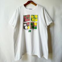 80s 90s Andy Warhol 花 Tシャツ L USA製 ビンテージ 80年代 90年代 アンディウォーホル フラワー アメリカ製 ポップアート ヴィンテージ_画像2