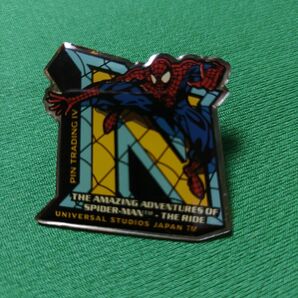 スパイダーマンピンバッジ