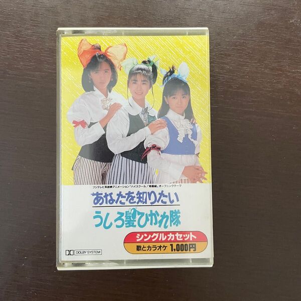 うしろ髪ひかれ隊 あなたを知りたい カセットテープ