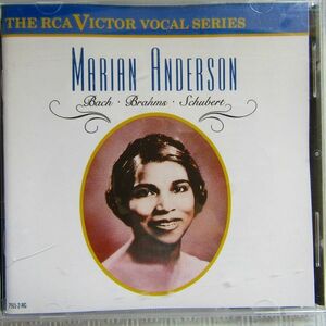 【米盤】マリアン・アンダーソン「バッハ/ブラームス/シューベルトを歌う」1989年プレス