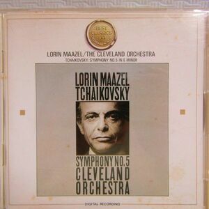マゼール＆クリーヴランド管「チャイコフスキー：交響曲第5番」1981年　1986年プレス　30DC 724