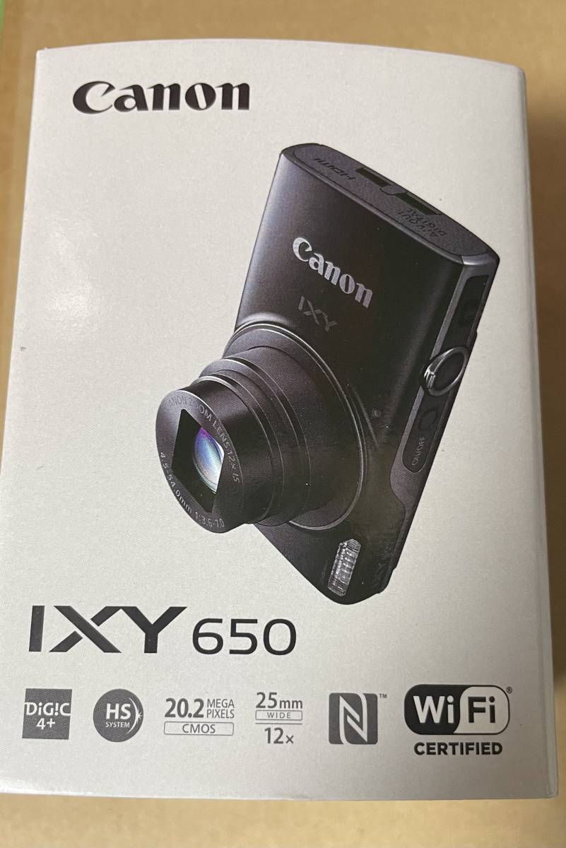 ラッピング無料】 Canon IXY 新品未使用 シルバー 650 デジタルカメラ