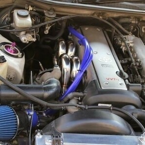 即納 15PS上昇! 1JZ-GTE VVTi 純正交換 ステンレス エキマニ JZX81 JZX90 JZX100 JZZ30 JZS170 JZX110 JZA70 タービン チェイサー マフラーの画像5