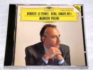 CD　ドビュッシー 12の練習曲/ベルク ピアノソナタ作品1/ポリーニ