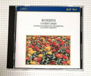 CD　ロッシーニ 序曲集/アバド/LSO/R25C-1061