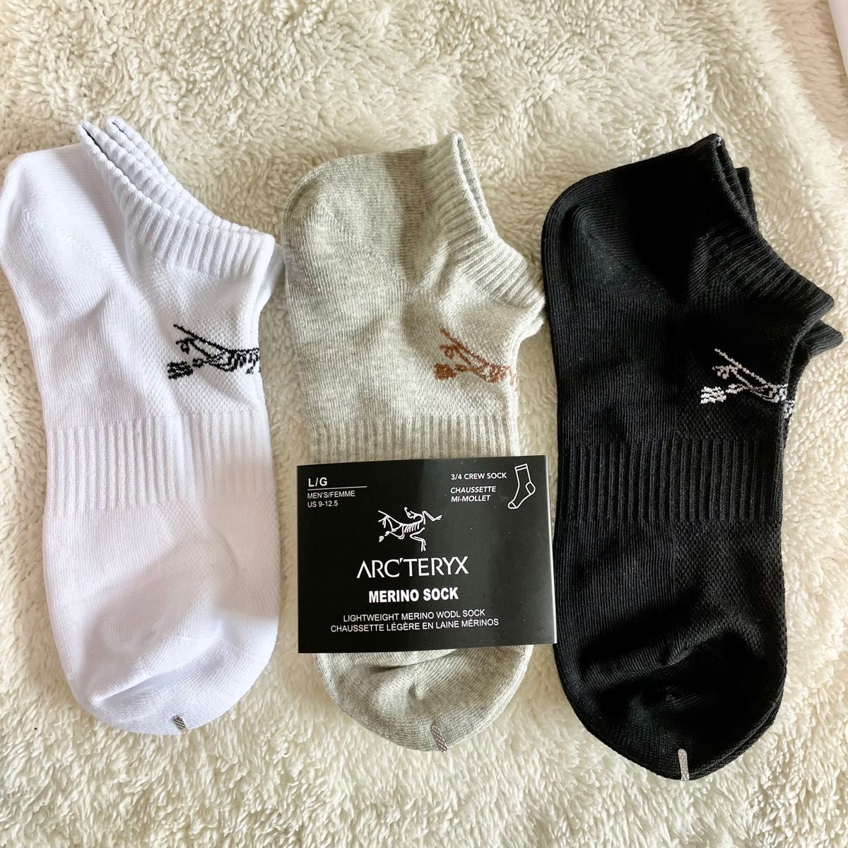 ARC'TERYX Merino Socks アークテリクス ソックス 3足｜PayPayフリマ