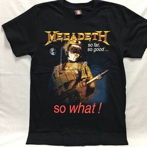 バンドTシャツ メガデス(MEGADETH）w1新品 L