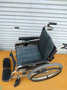 KS-23-0724-13　MIKI ミキ MYUシリーズ アルミ自走式車椅子　MYU226JD(μ-2)