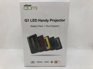 未使用未開封品★VIVItek QUMI★Q1 Handy Projector ハンディプロジェクター バッテリーパック付き