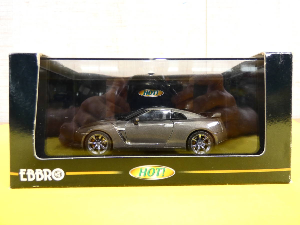 EBBRO エブロ 1/43 NISSAN GT-R TITANIUM GRAY 日産GT-R 44039 @60 (6