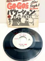 【激レア 盤面美品】 VACATION バケーション / GO-GO's ゴーゴーズ 【EPアナログシングルレコード】LONDON NITE 大貫憲章 ロックンロール_画像1