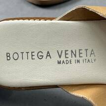 ○ 5g31 イタリア製 BOTTEGA VENETA ボッテガヴェネタ トングサンダル レザーサンダル 本革 フラット 36 23cm キャメル レディース 女性用_画像7