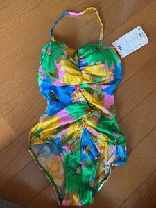 ワンピース水着 レデイース 競泳水着 花柄