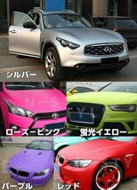 【Ｎ－ＳＴＹＬＥ】カーラッピングシート マットブラック 152x3ｍ　ラッピングフィルム　艶消し　耐熱耐水曲面対応裏溝付_画像4