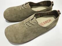 良好!! 名作!! MERRELL メレル MOOTOPIA MOC LACE TAUPE ムートピア レース スエード 26.5cm US 8.5 スリッポン_画像2