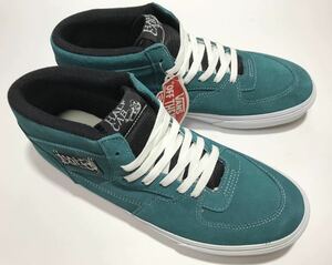 未使用!! デッド VANS バンズ USA企画 HALF CAB ハーフキャブ ターコイズ スエード 29cm US 11 希少 廃盤カラー スケート スニーカー