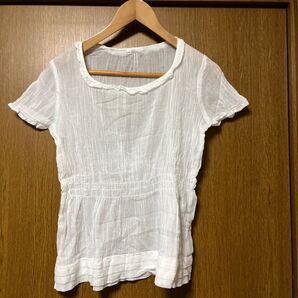 無印良品 シアーブラウス