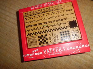 ラバースタンプセット　RUBBER STAMP SET　16パターン