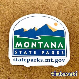 新品【アメリカ】モンタナ 国立 州立 公園 ステッカー　960