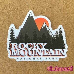 新品【アメリカ】ロッキーマウンテン 国立公園 ステッカー　186