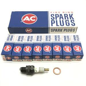 # ゼネラルモーターズ AC GM SPARK PLUGS FIRE RING 42F 旧車 スパークプラグ ８個セット まとめ カー用品 未使用品 現状品 #K30512