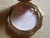 １９７２年英国ロンドン９２５スターリングシルバー銀未使用コンパクトミラー手鏡　イギリスヴィンテージ_画像4